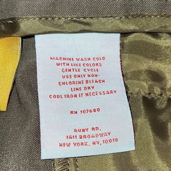 Ruby Rd Tan Pants (10) - Picture 5 of 11